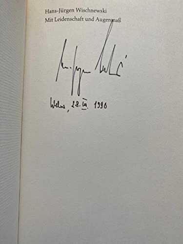 Mit Leidenschaft und Augenmass: In Mogadischu und anderswo. Politische Memoiren