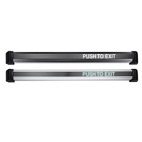 Securitron EL-DSB-BK Dual Sense Bar, Black Anonized Electrolynx, 36"