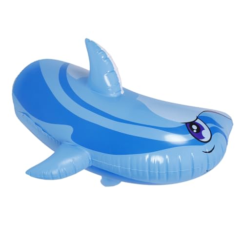 Dauphin gonflable portable en PVC souple pour animation de bassin