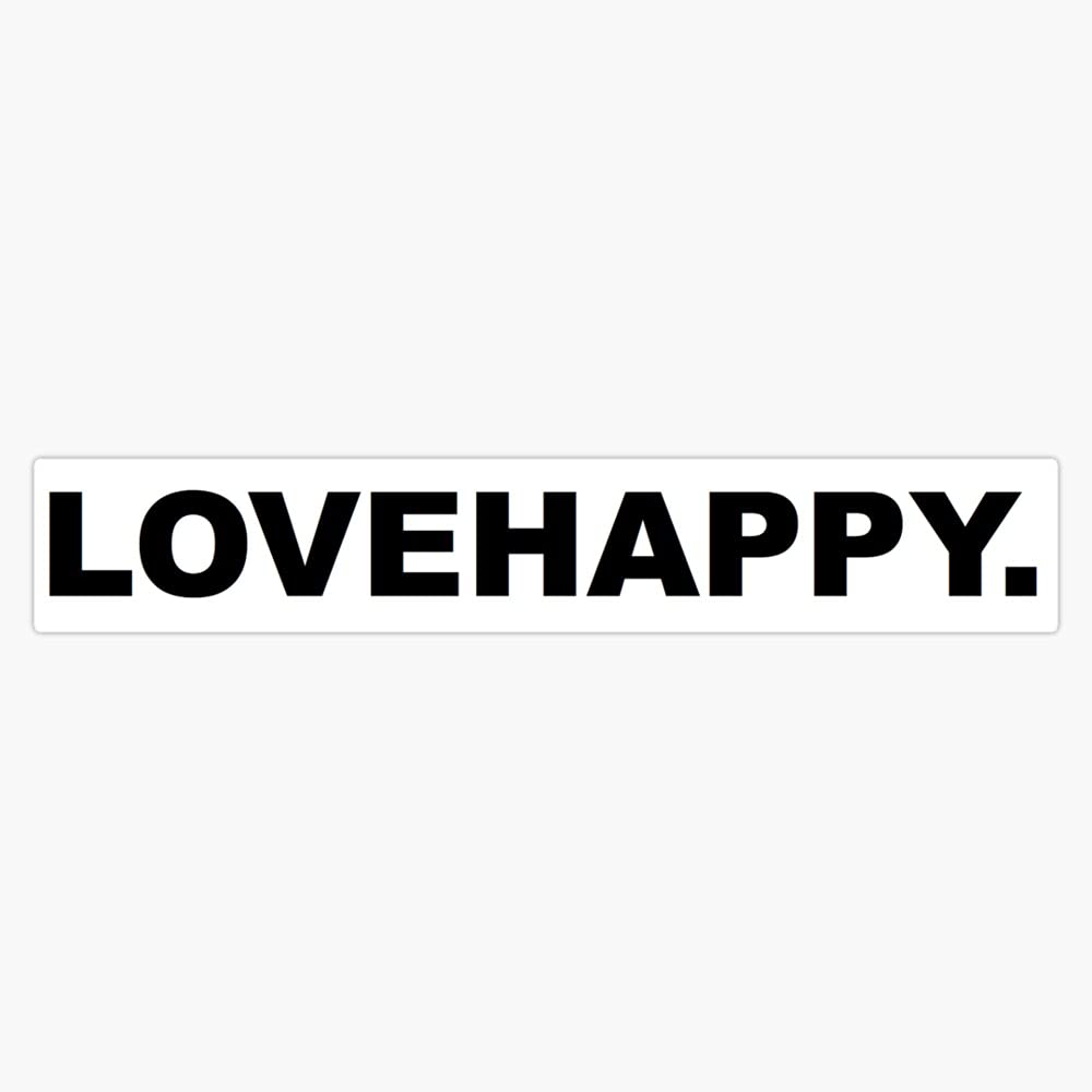 Magnet Lovehappy Viny Magnetic Bumper Sticker 5"