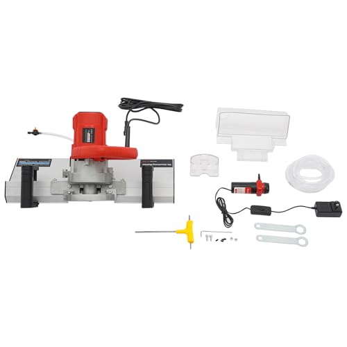 Tile Chamfering Machine, 43 Degree Tile Angle Cutting Machine Aluminum Base Plate Portable Tile Chamfering Tool Professional Adjustable Tile Beveling Machine for Domestic Commercial