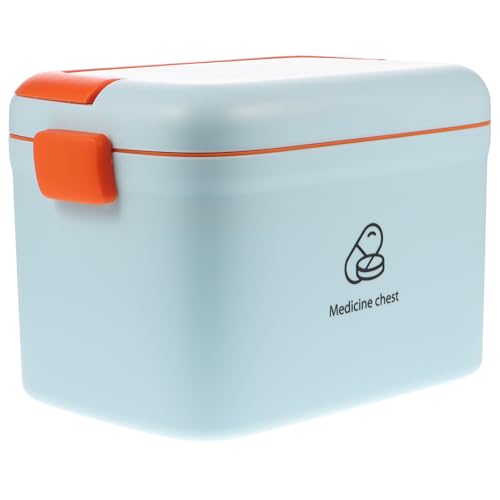 Caja de medicina portátil con tapa de sellado hermético anti-humedad 2