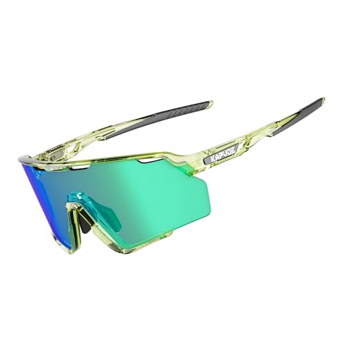 KAPVOE Gafas de Ciclismo Polarizadas Deportivas Bicicleta MTB Protección UV400 Hombre Mujer Baseball Correr Conducir Pesca Golf 10