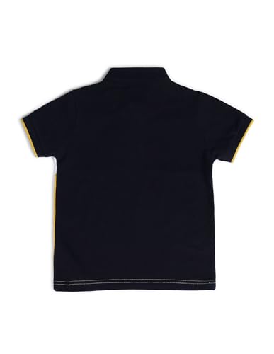 Image of U.S. Polo Assn. Kids Kids Regular fit Boys Cotton Colour Blocked Short Sleeves Polo T-Shirts
