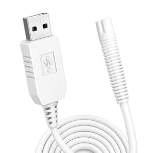 USB Charger Cable Compatible with Braun Silk Epil 5 7 9 Epilator Power Cord