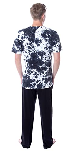 Halloween II Mens' Movie Film Michael Myers Character Sleep Pajama Set Tie Dye4