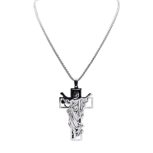 Collier croix chrétienne couleur argent : le bijou mixte idéal pour votre quotidien