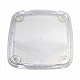 Acryl-Styrol Zahlteller – Zweiteilige Kasse mit Antirutsch-Pads, Platz für Werbung, 175x175 mm – Ideal als Cash-Tray, Schale für Wechselgeld, cash