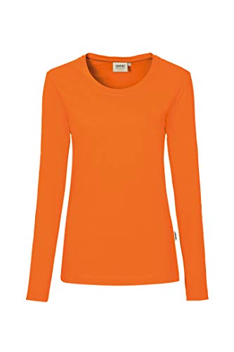 Women's Long-Sleeved Performance Top,Orange,M