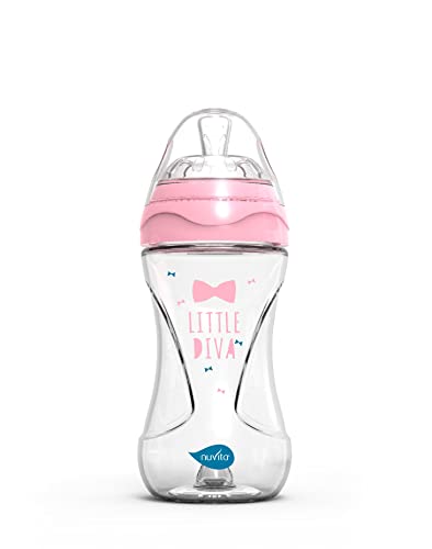 Biberones marca nuvita. Modelo GLASS COLLECTION BIBERON 240ml C/INNOVADOR SISTEMA ANTICOLICO Cover