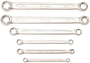 BGS 2268 Doppel-Ringschlüssel-Satz E-Profil 6-tlg.