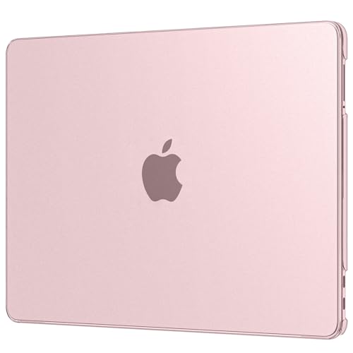 EooCoo Funda Compatible con MacBook Neo 2026, A3404 con Chip A18 Pro y Pantalla Liquid Retina de 13 Pulgadas, [Réplica al 100% del Dispositivo Real] Ultradelgado Carcasa Rígida Case   Mate Rosa