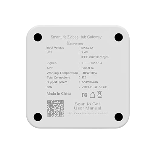 Smart Life Zigbee Hub And Gateway | Compatible With Alexa And Google Home, Smart Home Gadgets Powered By Smartlife And Zigbee (Not Wifi) And Tuya Apps #TOP1