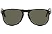 Persol Mens Sunglasses (PO9649S (55)) Black/Green Acetate - Polarized - 55mm