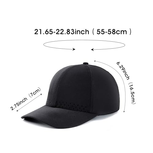 Image of HH HOFNEN Women Quick Drying Baseball Cap Sun Hat Unstructured Golf Hat