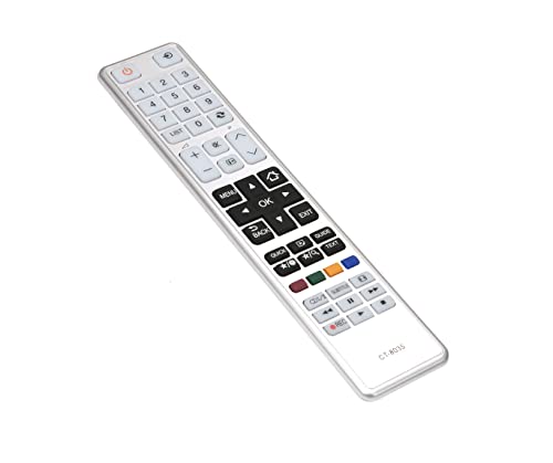AULCMEET CT-8035 sub CT-8040 CT-8054 Replacement Remote Control Compatible with Toshiba Smart TV 32D1763DA 28W1763DA 49L1763DG 39W1763DG 43L1753DB 55L3663DG 65X9763DG 40L366* Series 43L366* Series - Image 3