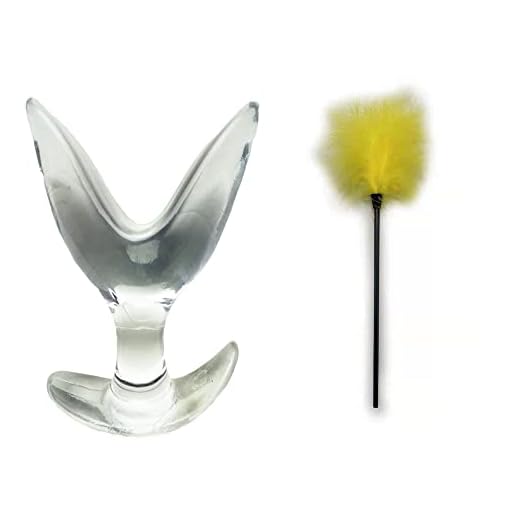 LTT Unisexo Fácil Fantasía Disfrutando Masajeador Vidrio Fácil para Llevar Fácil para Limpio Suave Juguete/Transparent/7.5cm