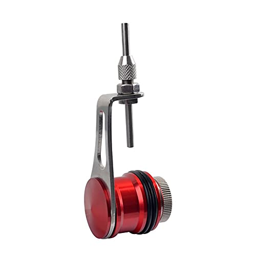 WENYOG Outils De Noeud Rapide Pêche Bobbin Nœuds Pêche Accessoires de pêche Outil de nœuds Connecteur Connecteur de pêche Ligne de pêche Binder Aide Machine de nœuds (Color : Red) Cover