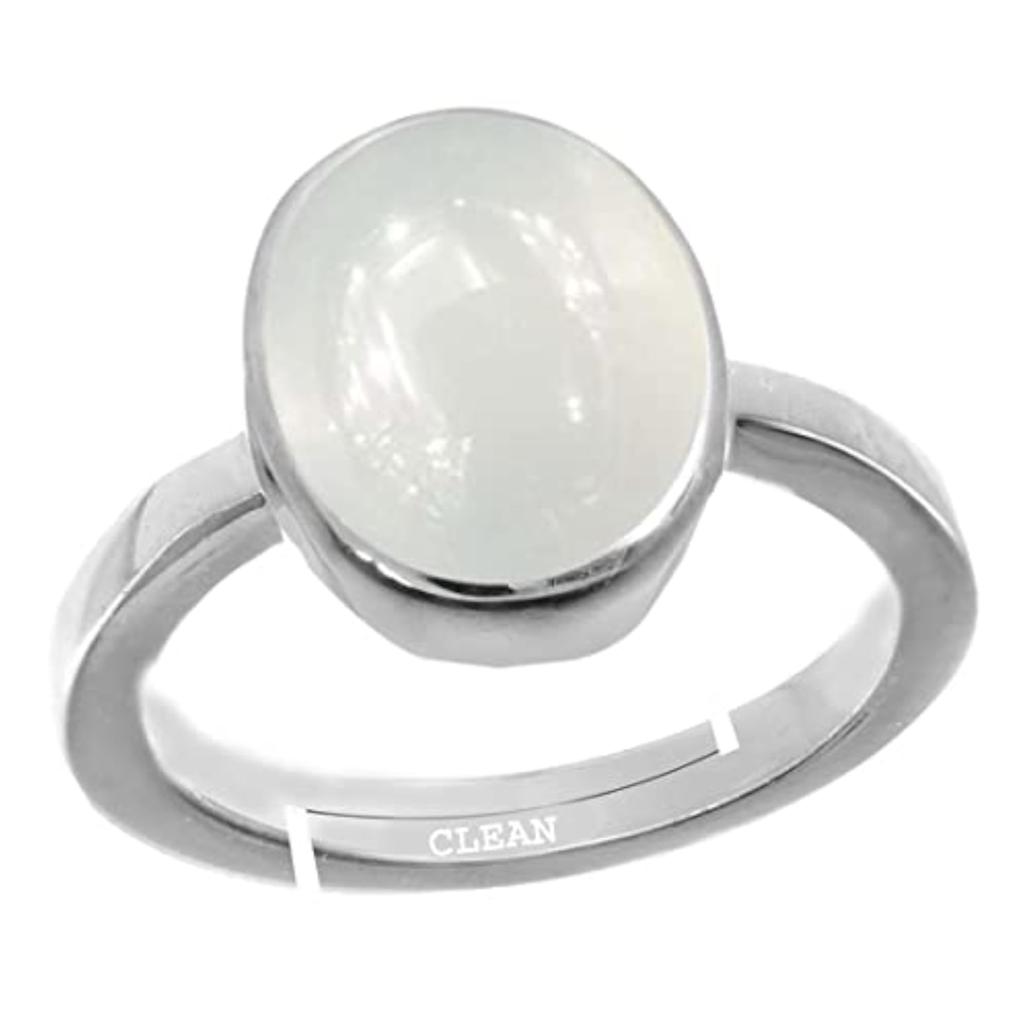 Women's Moonstone Adjustable Ring, 3.25 to 10.25 Ratti