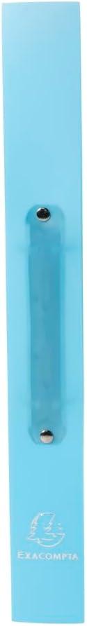 Exacompta, 54972E 1 Chromaline Polypropylene (PP) Semi-Rigid Binder 2 Round Rings Diameter 30 mm Spine 40 mm External Dimensions 32 x 25 cm A4 Blue