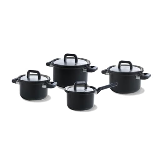 BK Flow Cool Black RVS pannenset 4-delig (1011764)