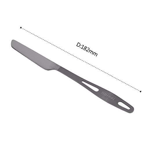 TOAKS Titanium 3-Piece Cutlery Set for Lightweight Outdoor Dining - Image 5