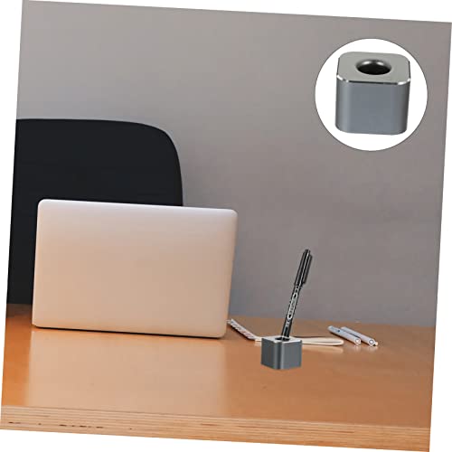 Porte-stylo avec design simple trieur de bureau et pot à crayon gris Abaodam