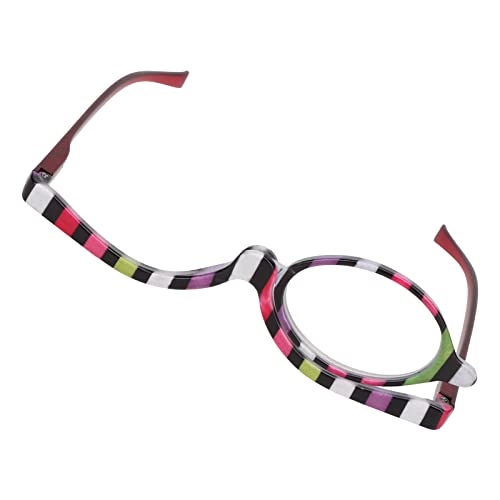 YUMILI Lunettes de maquillage avec lentille rotative +4.00