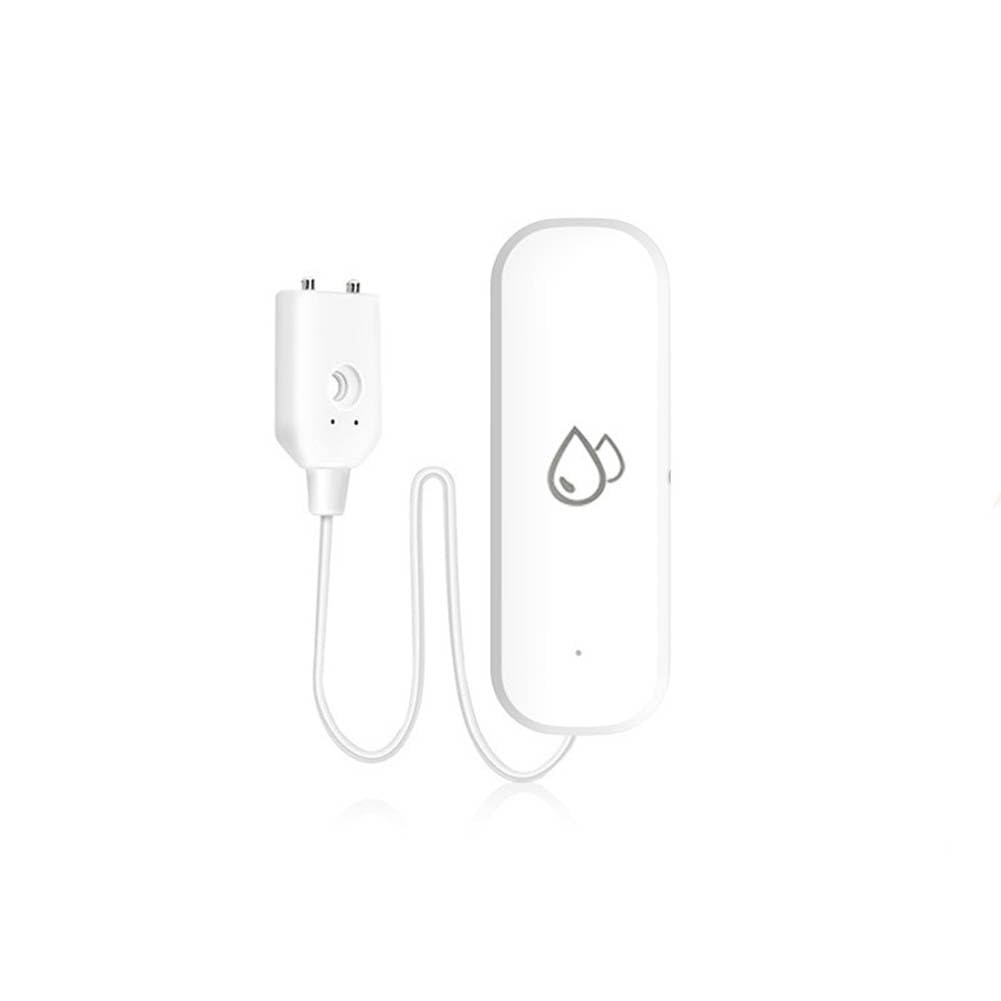 Fuhjythy Tuya Zigbee Water Sensor Alarm Water Leak Detector Flood Alert Overflow Security Alarm System Works