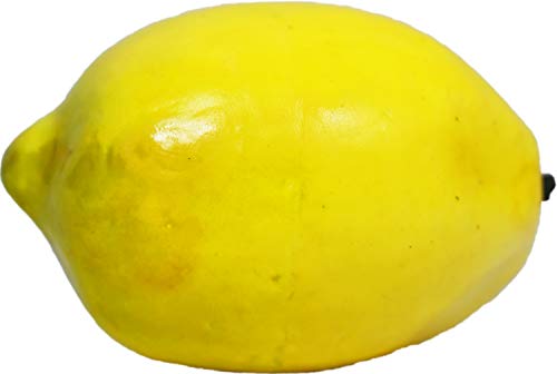 Set of 12 Decorative Life Size Faux Lemons - Great for Decorating your Home, Creating a Store Display, and Photo Props - Realistically Colored and Sized Fruit - Measures: 3inx2in (Lemons)