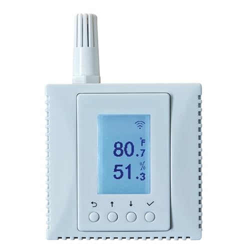 MONIGEAR WiFi Temperature Humidity Monitor, Thermometer, Environmental Sensor, Supports MQTT, BACnet, SNMP, Modbus TCP, Home Assistant Ready, Email/IFTTT