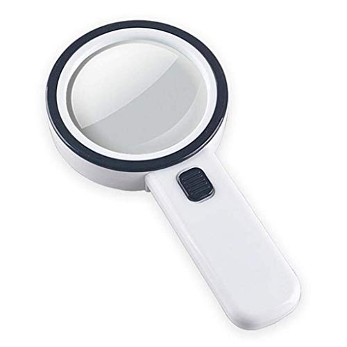 EHVYBDX Illuminated Magnifying Glass Set. Best Magnifier with Lights for Seniors,Macular Degeneration,Reading and Hobbyists