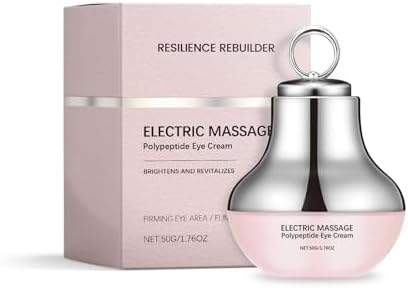 Electric Massage Eye Cream for Dark Circle,Electric Massage Polypeptide Eye Cream,Under EyeCream Firm and Smooth of Fine Lines,Tired Eye Refreshment with Gentle Vibration,Firming, Moisturizing (1PCS)