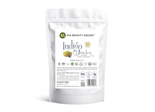 Polvo de índigo puro para cabello y barba 100 g miniatura 1