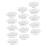 Healeved 15枚入りプラスチック製調味料ソースディップボウル 滑らかな縁と安定底設計 健康素材使用家庭やレストラン向けサイドディッシュ