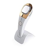 MAXXMEE Gesichtspflege Gesichtskontur | Gesichtskonturen definieren, Hautstraffung | Spannende & gereizte Haut | Wärme, Vibration & Licht [Weiß/Roségold]