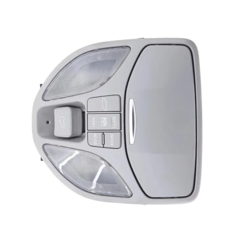 Luz lectura interior coche para Hyundai Santa Fe viajes nocturnos consola de techo gris
