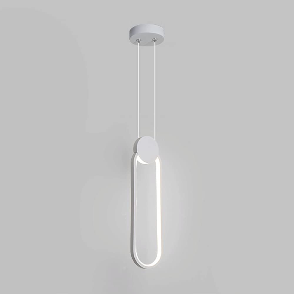 Luces colgantes de anillo largo LED de 15W para el comedor y zonas modernas de suspensión