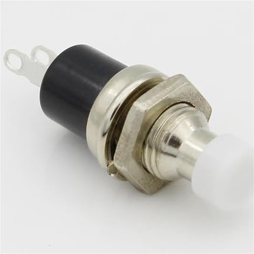 Interrupteur bouton-poussoir momentané 2 broches 7mm multicolore pour petits circuits