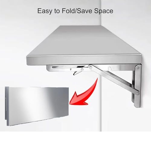 Bureau d'ordinateur flottant rabattable pour petit espace clos