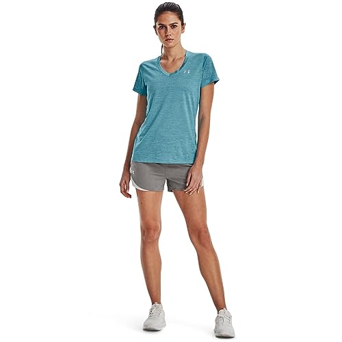 Image of Under Armour Womens Tech V-Neck Twist Short-Sleeve T-Shirt