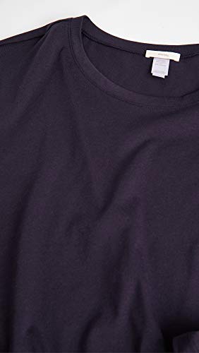 Eberjey Heather Cotton Slouchy Women's Pajama Jogger Pants | Adjustable Waist Tie Sash + Elastic Ankle Cuffs (Dark Navy, M) #TOP3