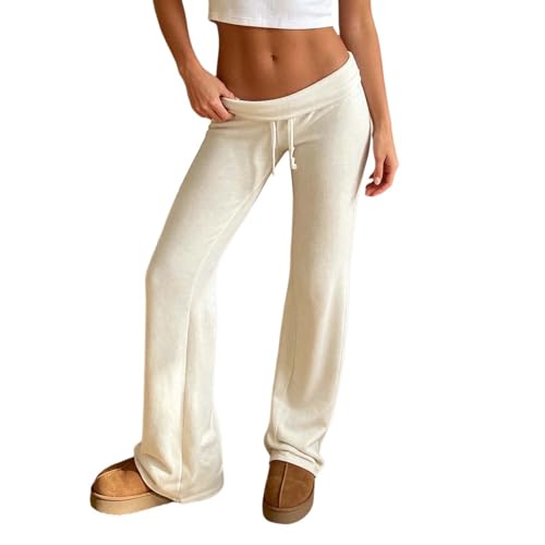 Pantalon léger et aéré pour femme, coupe large fluide d'été