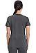 Cherokee Women Scrubs Top Workwear Revolution Mock Wrap WW610, L, Pewter