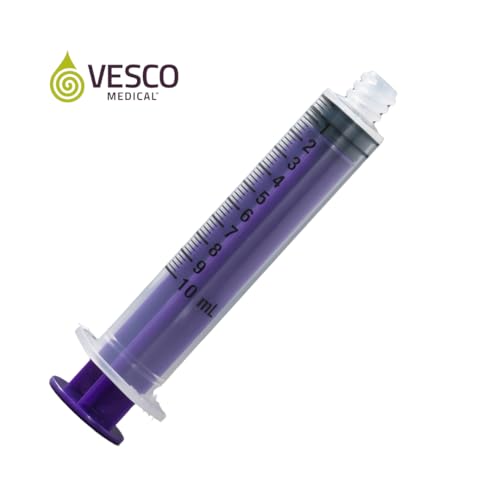Vesco Medical ENFit Syringe 10ml with ENFit Transition Connector Tips (Pack of 30) - Thumbnail 3