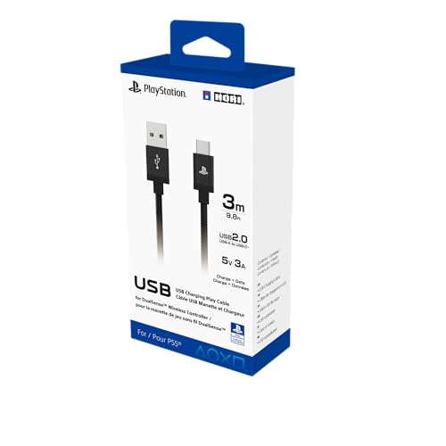 Hori USB Charging Play Cable for PlayStation® 5 - Officially Licensed by Sony by HORI - Used condition - CA$19.10
