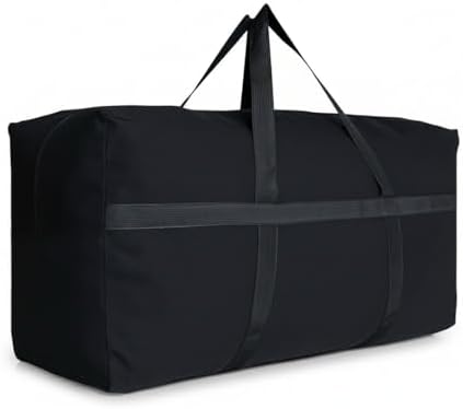 Extra Large Storage Duffle Bag with Zippers and Handles, Big Foldable Duffle Bag for Travel