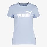 PUMA Damen ESS Logo Tee (S) T-Shirt, Blaue Wäsche, S