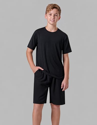 Image of 5 Pack Youth Boys Athletic Dry Fit T Shirts