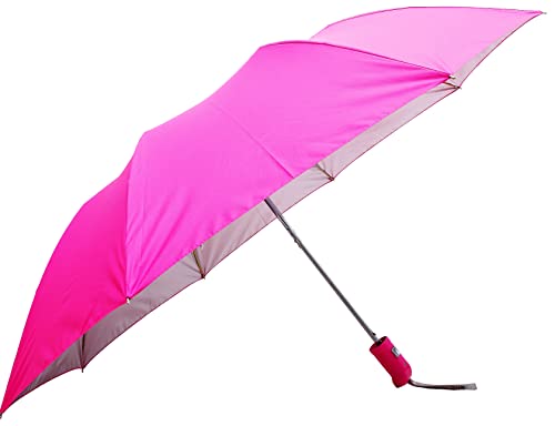 Image of Sun A-Series 2 Fold UV Protective Umbrella (Pink)